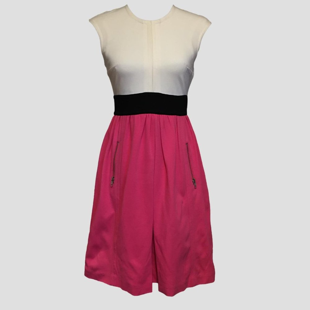 Tracy Reese NY Colorblock Dress – Pockets!  Size 4